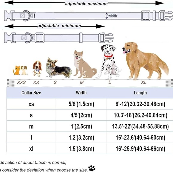 DOG WONG Gingham Rose Gold Dog Collar & Bowtie Adjustable Med Lg NWT - Picture 5 of 8
